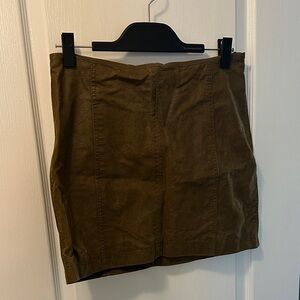 Free People Olive Green Women's Skirt